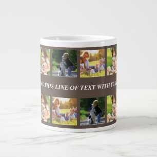 Personalisieren von Foto- und Textdateien Jumbo-Tasse