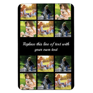 Personalisieren von Foto- und Textdateien Magnet