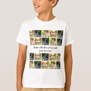 Personalisieren von Foto- und Textdateien T-Shirt