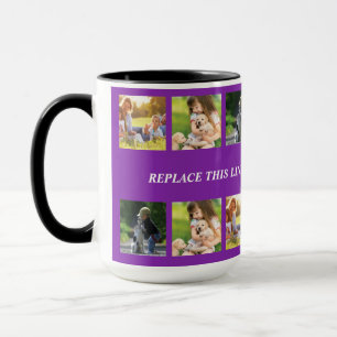 Personalisieren von Foto- und Textdateien Tasse