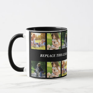 Personalisieren von Foto- und Textdateien Tasse