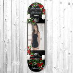 Personalisieren von Namen und großen Fotos Skateboard<br><div class="desc">Personalisieren Sie Namen und große Foto handgefertigte Skateboards</div>