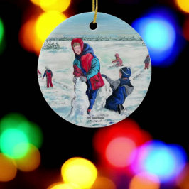 Personalisieren von Originalarbeiten Keramik Ornament