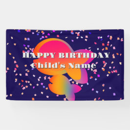 Personalisieren von Regenbogenfischen Kinder zum G Banner