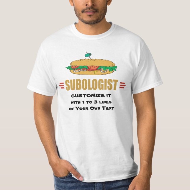 Personalisieren von Sub-Sandwichs T-Shirt (Vorderseite)