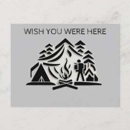 Personalisieren von Text-Camping-Reisen Postkarte