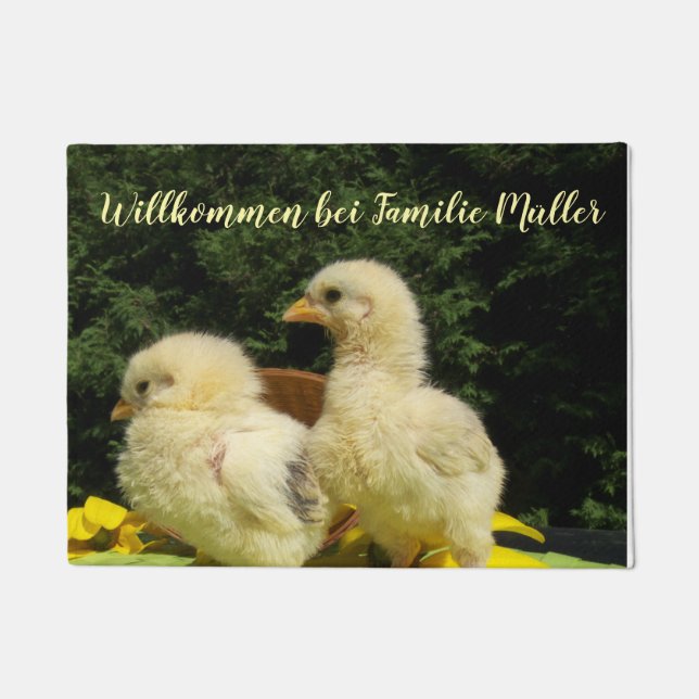 Personalisieren, Vorlage, Tier, Haustier, leben, Fußmatte (Vorderseite)
