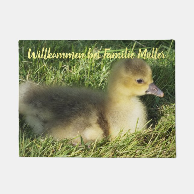 Personalisieren, Vorlage, Tier, Haustier, leben, Fußmatte (Vorderseite)