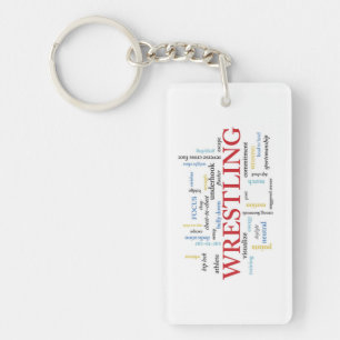 Personalisieren, Wrestling Coach Vielen Dank in Wo Schlüsselanhänger