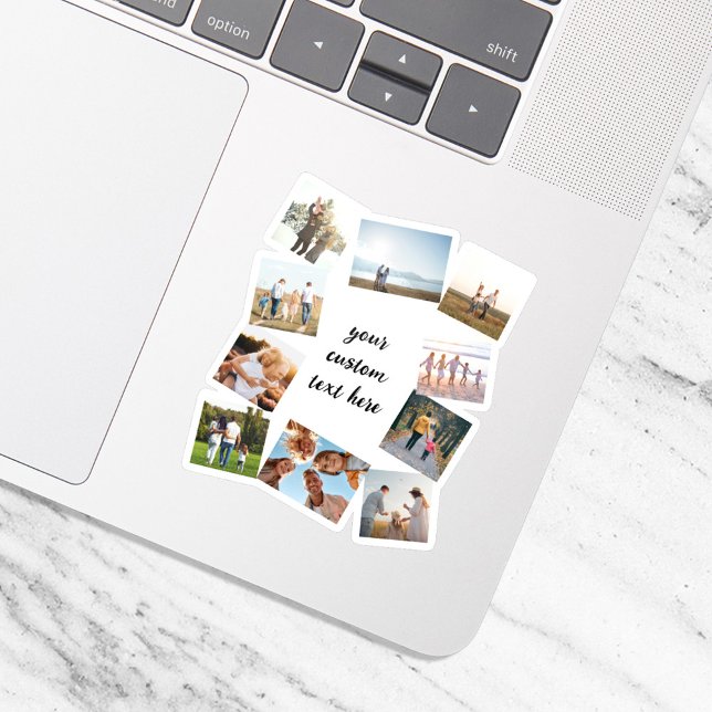 Personalisiert 10 FotoCollage Aufkleber (Von Creator hochgeladen)