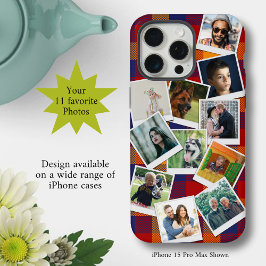 Personalisiert 11 FotoCollage iPhone 15 Pro Max Hülle