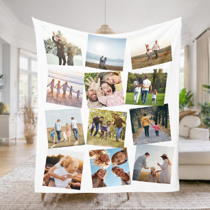 Personalisiert 12 Fotomaterial Fleecedecke