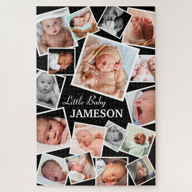 Personalisiert 17 Baby-FotoCollage (Vertikal)