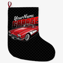 Personalisiert 1961 Red Classic Sports Car Garage