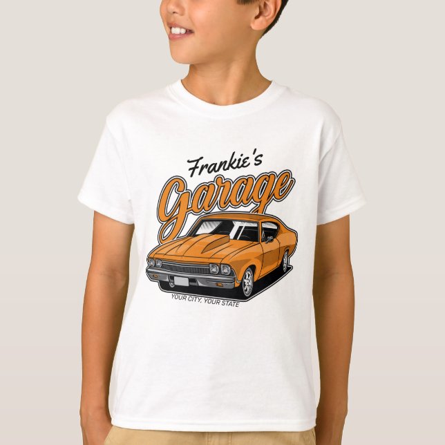 Personalisiert 1968 396 Klassische Muskelkarosse T-Shirt (Vorderseite)