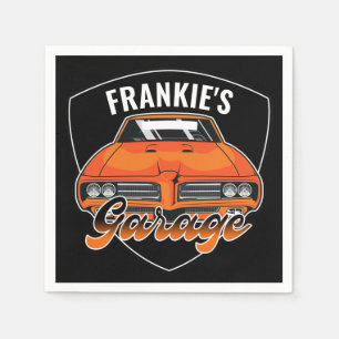 Personalisiert 1969 Ram Air 400 Muscle Car Garage Serviette