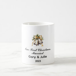 Personalisiert 1. Weihnachtsfest Verheiratet Keepa Kaffeetasse