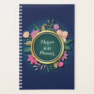 Personalisiert 2021 Blumenplaner Planer