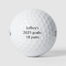 Personalisiert "2025 Tore: 18 Putts" lustig