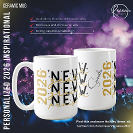 Personalisiert 2026 Inspirational und Spirituell Kaffeetasse