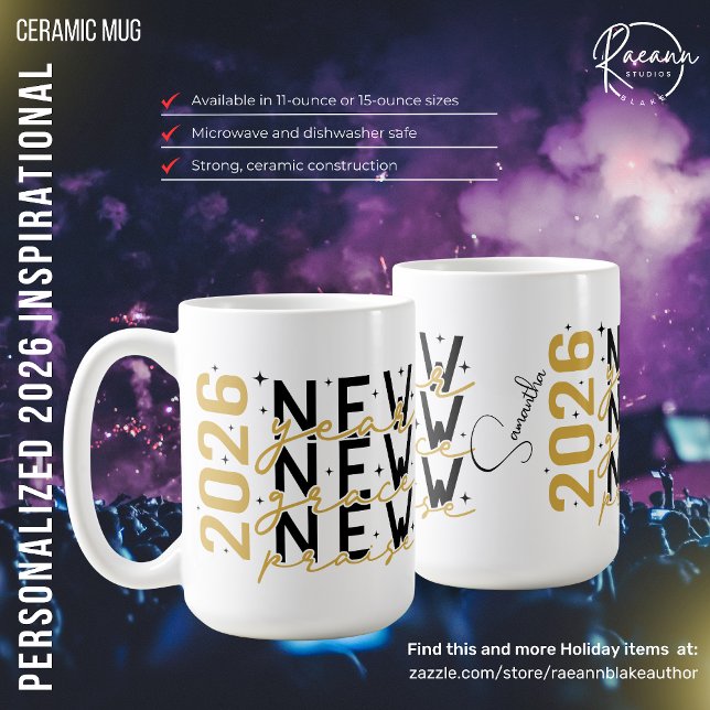Personalisiert 2026 Inspirational und Spirituell Kaffeetasse (Von Creator hochgeladen)