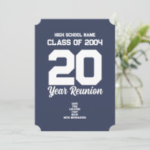 Personalisiert 20 Jahre High School Wiedersehen Ei