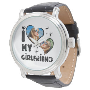 Personalisiert 2 Foto I Liebe Meine Freundin Armbanduhr