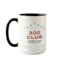 Personalisiert 300 Clubmitglied Bowling Lane Marki