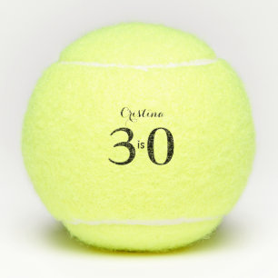 Personalisiert 30. Geburtstag Tennisbälle