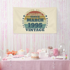 Personalisiert 30 Vintag 30. Geburtstag Party Banner
