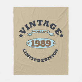 Personalisiert 30 Vintag 30. Geburtstag Party Fleecedecke