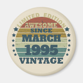 Personalisiert 30 Vintag 30. Geburtstag Party Magnet