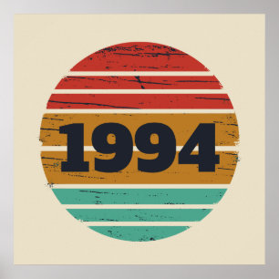 Personalisiert 30 Vintag 30. Geburtstag Party Poster