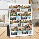 Personalisiert 32 Fotomaterial Fotoplatte<br><div class="desc">Erstellen Sie Ihre eigene Personalisierte 32 Foto Collage Plaque Wohngestaltung</div>