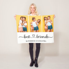 Personalisiert 3 FotoCollage Beste Freunde für imm Fleecedecke