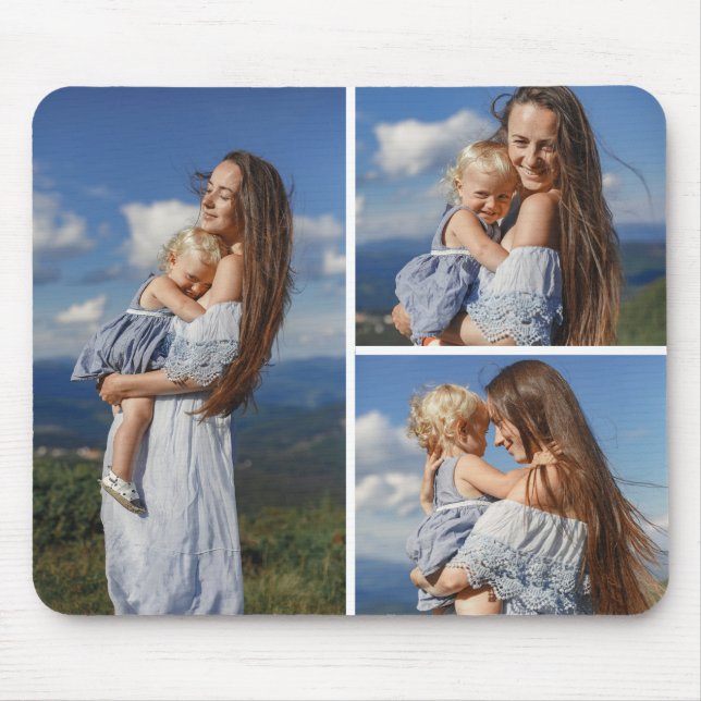 Personalisiert 3 Fotopatalog Mousepad (Vorne)