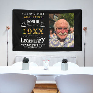 Personalisiert 40. Geburtstag Banner