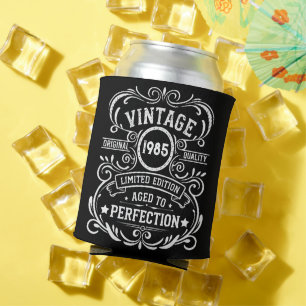 Personalisiert 40 Vintages Party Dosenkühler