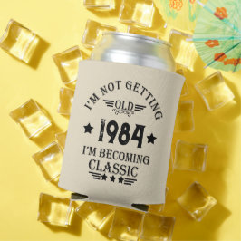 Personalisiert 40 Vintages Party Dosenkühler