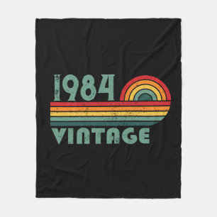 Personalisiert 40 Vintages Party Fleecedecke