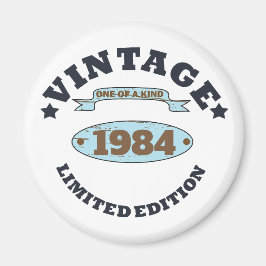 Personalisiert 40 Vintages Party Magnet