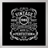 Personalisiert 40 Vintages Party