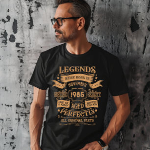 Personalisiert 40 Vintages Party T-Shirt