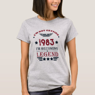 Personalisiert 40 Vintages Party T-Shirt