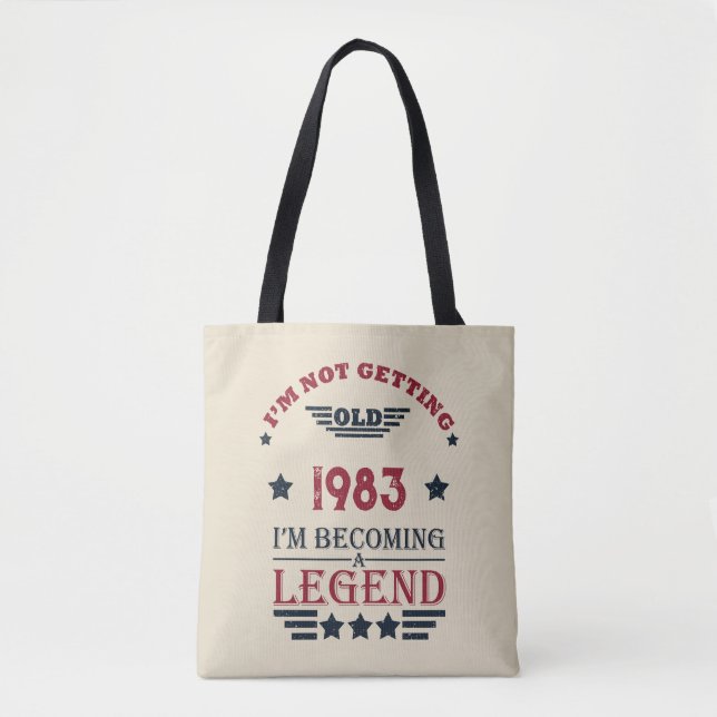 Personalisiert 40 Vintages Party Tasche (Vorderseite)