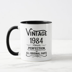 Personalisiert 40 Vintages Party Tasse