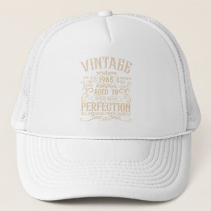 Personalisiert 40 Vintages Party Truckerkappe