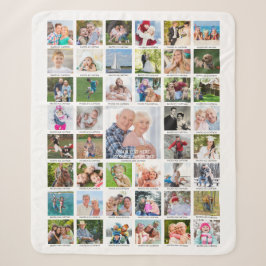 Personalisiert 45 Fotocollage-Aufnahmen für Ihre F Sherpadecke