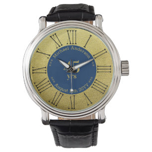 personalisiert 45 Jahre Ruhestand oder Jahrestag Armbanduhr