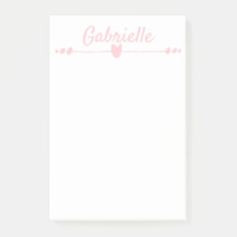 PERSONALISIERT 4" x 6" Name Post-It-Notizen Post-it Klebezettel